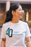 T-Shirt 40th Logo-White